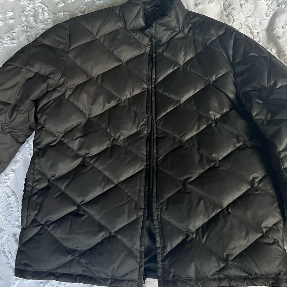 Men's Black Quilted Jacket